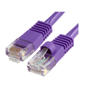Allen Tel AT1507EV-P Category 5e Patch Cord, 7-Foot Length, Purple